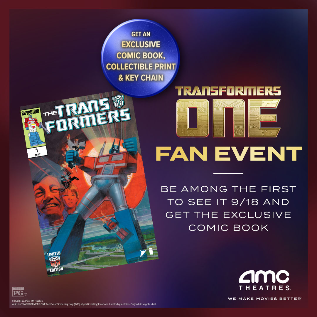 Movies AMC Announces "Transformers One" Fan Event Ben's World of Transformers